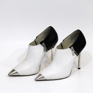 Michael Kors Cruella Black & White Booties Size 6